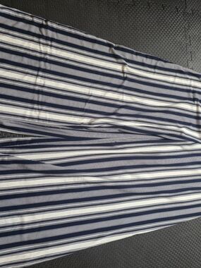 Acting Pro Navy and White Striped Flowy Pants